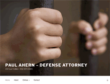 Tablet Screenshot of ahernlaw.com